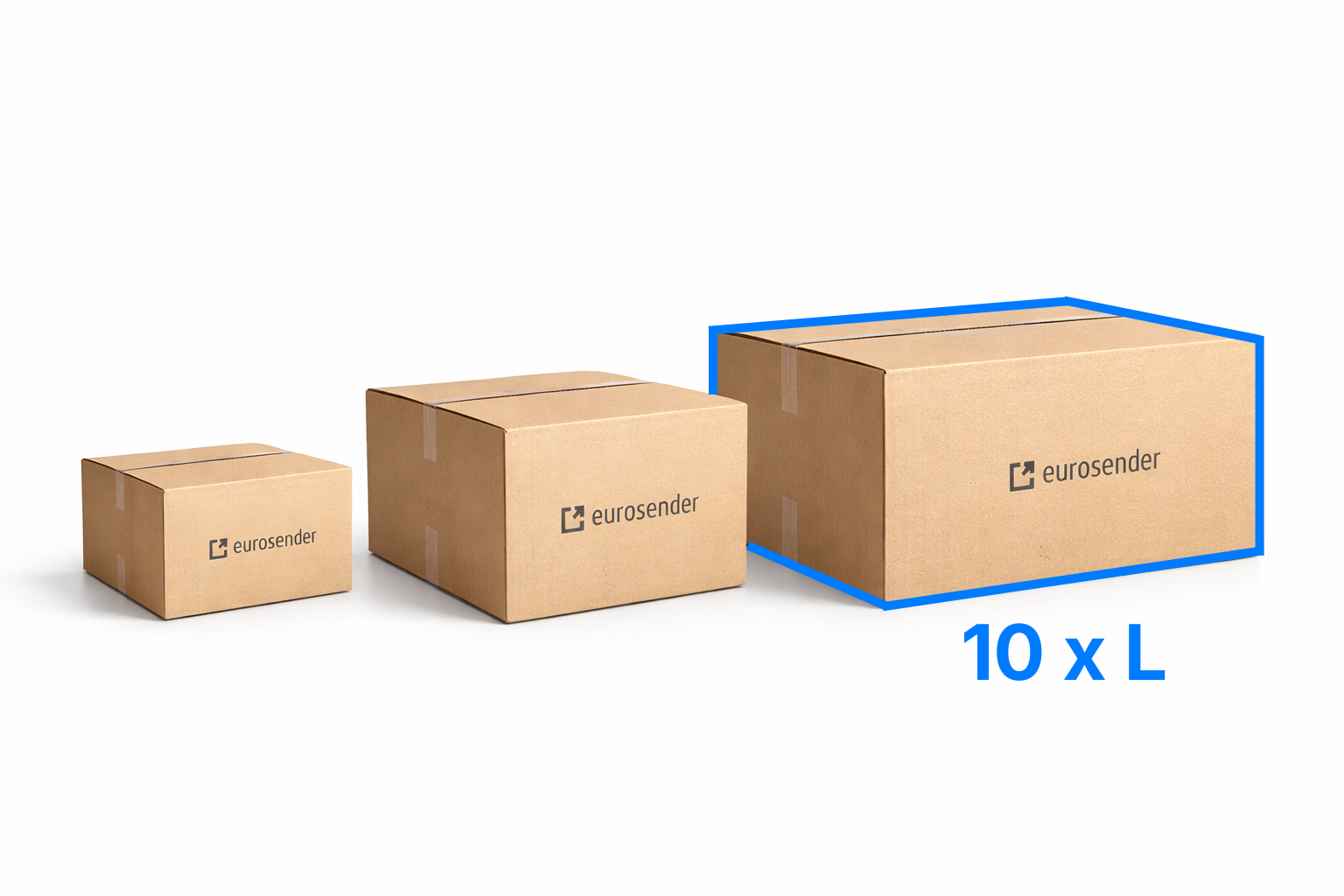 10 x Large Box (80 x 60 x 50 cm) FREE SHIPPING