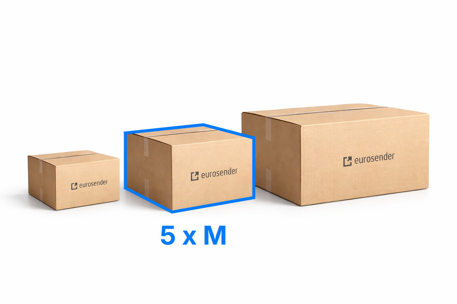 5 x Medium Box (60 x 40 x 40 cm) FREE SHIPPING
