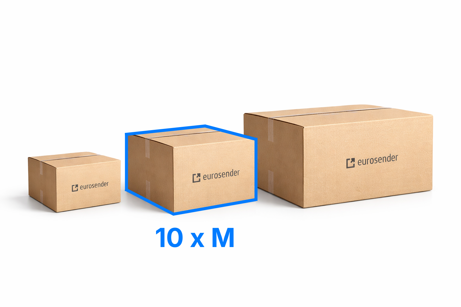10 x Medium Box (60 x 40 x 40 cm) FREE SHIPPING